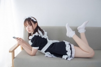 [森萝财团] JKFUN-051 Aika 百圆定制2-2 蕾丝花边短袜女仆 [32P+1V-2.06G]